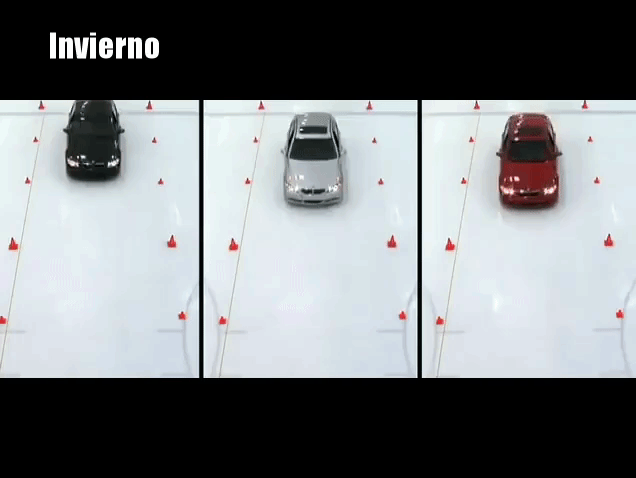 La diferencia de distancia de frenado entre los neumáticos de verano y los de invierno
