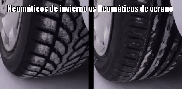 La nieve se retiene en los bloques y aumenta el agarre.